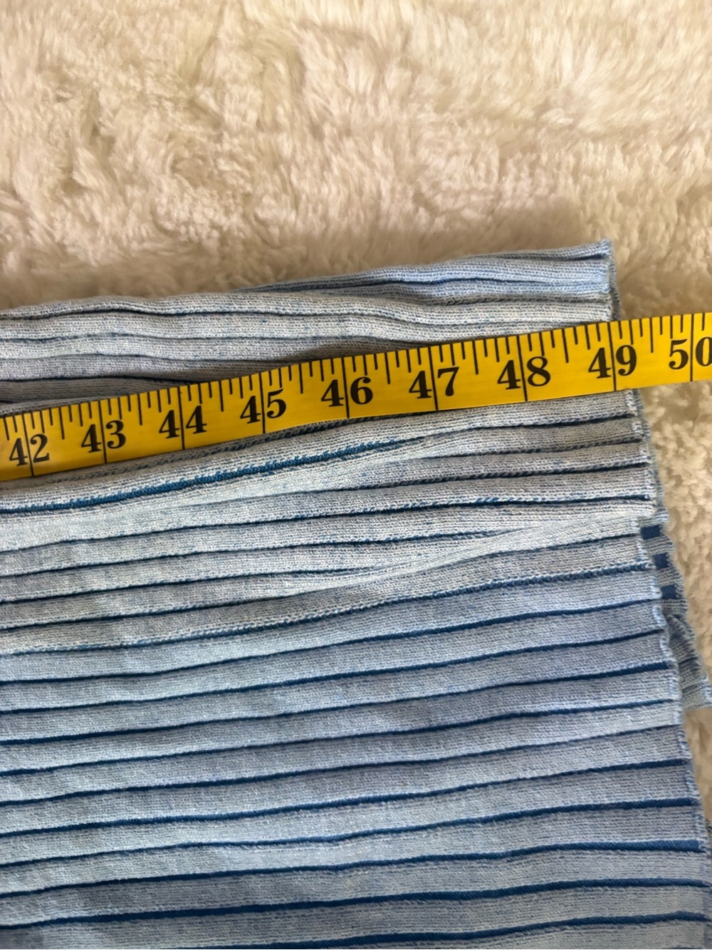 Lulus Radiant Personality Blue Color Block Ribbed Knit Midi Dress Size Small NWT - Picture 8 of 10